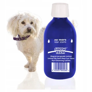 Show Tech No More Tear Stains Preparat do Usuwania Przebarwień i Zacieków pod Oczami dla Psa i Kota Biała Sierść 250 ml