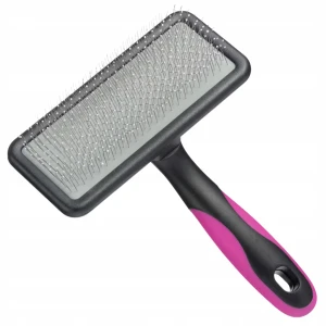 Blovi Large Soft Slicker Miękka Pudlówka do Czesania Średnich i Dużych Psów i Kotów Rozmiar L 9,8x3,8 cm