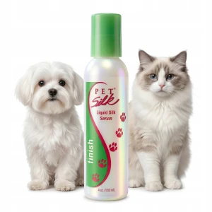Pet Silk Liquid Silk Serum Regenerujące z Jedwabiem do Sierści Psa i Kota Nabłyszczające Antystatyczne Wygładza Rozczesuje 50 ml