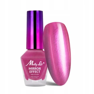 MollyLac Mirror Effect Lakier metaliczny efekt lustra nr 07 różowy 10ml