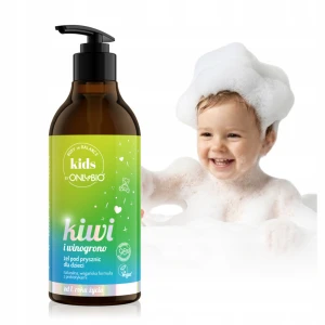 OnlyBio Body in Balance Kids żel pod prysznic dla dzieci kiwi i winogrono 400ml