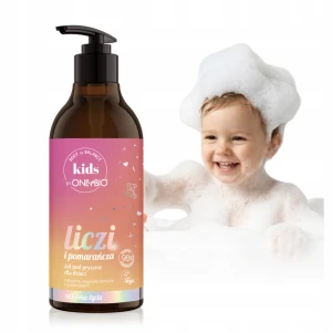 OnlyBio Body in Balance Kids żel pod prysznic dla dzieci liczi i pomarańcza 400ml