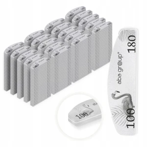 Aba Group Polerka do paznokci Mini Łódka 100/180 Sweet 100 sztuk