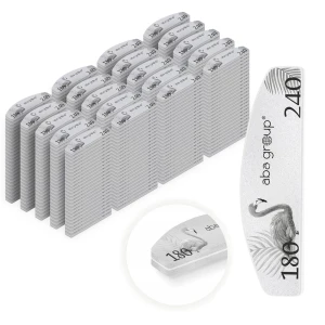 Aba Group Polerka do paznokci Mini Łódka 180/240 Sweet 100 sztuk