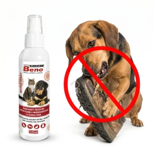 Super Beno bitter spray dla psa i kota przeciw gryzieniu mebli i lizaniu ran 125ml