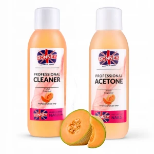 Ronney zestaw do hybryd Cleaner odtłuszczacz i Aceton melon 2 x 100ml