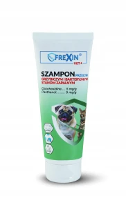 Frexin VET Plus Szampon Antybakteryjny z Chlorheksydyną dla Psa i Kota 250ml