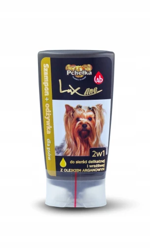 Lux Line Łagodny Szampon i Odżywka 2w1 z Arganem dla Psa Delikatna Sierść 200ml.jpg