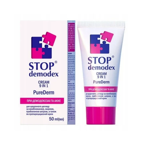 Stop Demodex Pure Derm krem 9w1 na cerę problematyczną 50ml.jpg