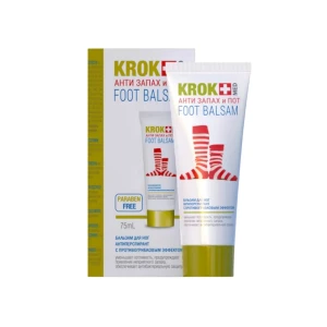 Krokmed Balsam antyperspirant do stóp przeciwgrzybiczy 75ml