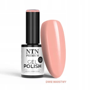 NTN Premium Lakier do Paznokci Hybrydowy 542 Light Pink Nude pudrowy różowy limitowany 5g