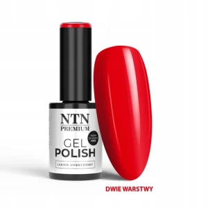 NTN Premium Lakier do Paznokci Hybrydowy 553 Red czerwony limitowany 5g