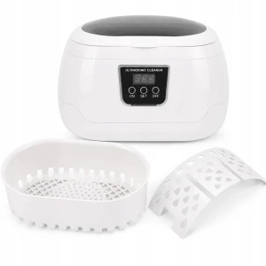 Myjka ultradźwiękowa do dezynfekcji narzędzi kosmetycznych GT-F5 600ml 35W biała